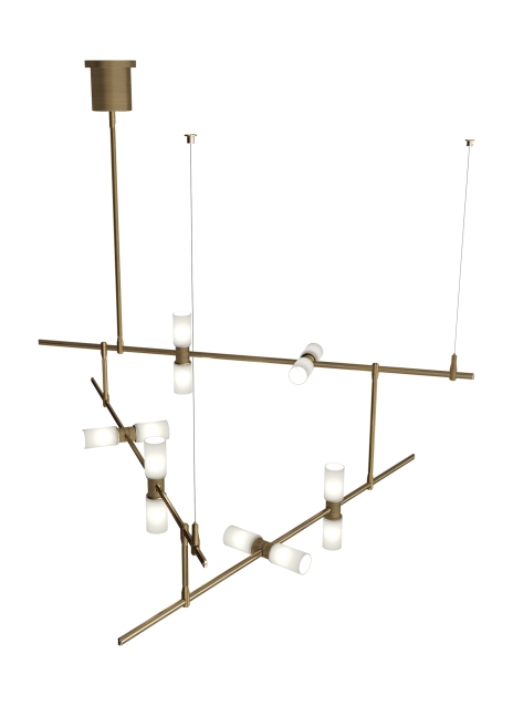 Free Suspended Lighting Revit Download – ModernRail Chandelier 2 ...